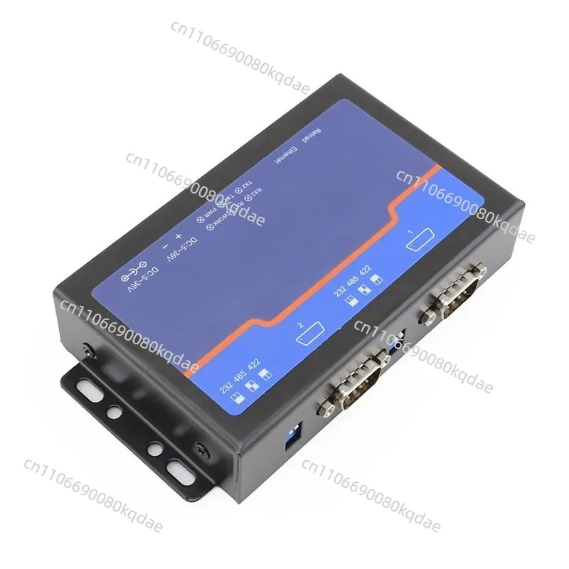 RS232‑422‑485 Serial‑To‑Ethernet Server Unit, RJ45 Network Port Communication Module Industrial Replacement Hardware