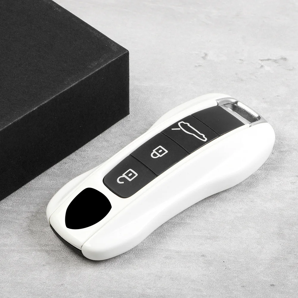 Adecuado para Porsche Racetrack Keycase blanco Maca Yan Panamera 718 Keycase 911 Taycan