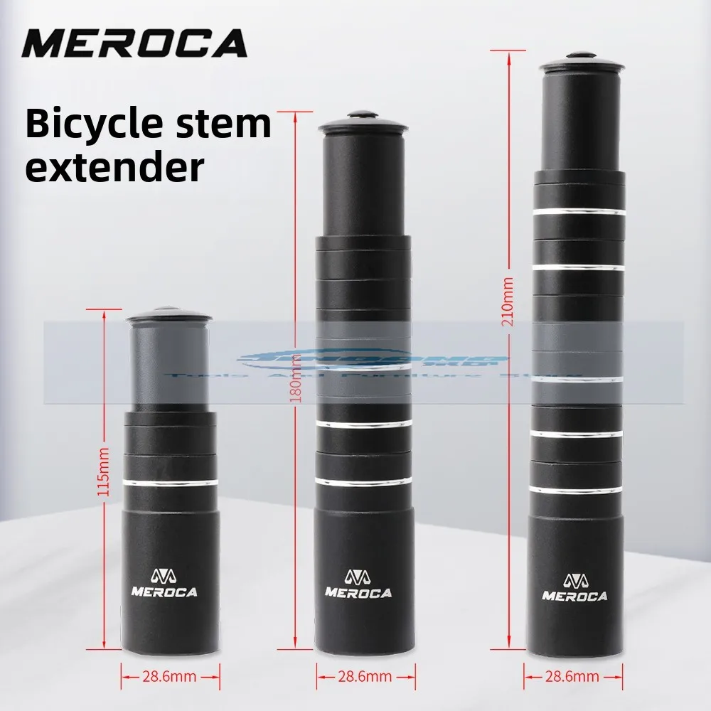 

MEROCA mountain bike handlebar vertical heightener faucet heightening heightening heightening handlebar front fork head tube