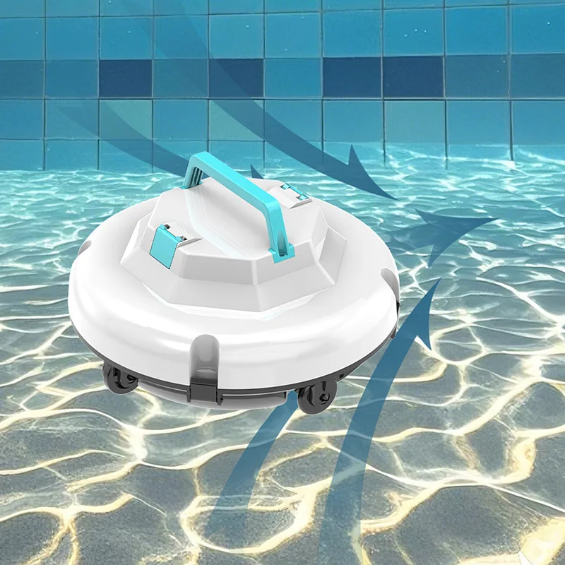 Intelligent automatic swimming pool cleaning robot diving underwater suction vacuum wireless cleaning machine