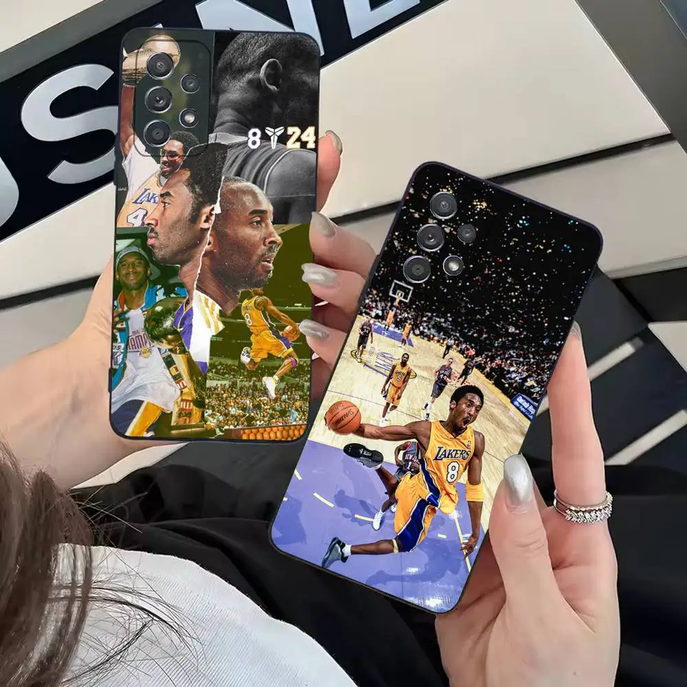 

K-Kobe Bean B-Bryant Phone Case For Samsung Galaxy A13,21s,22,31,32,52,53,71,80,A91 Soft Black Shell