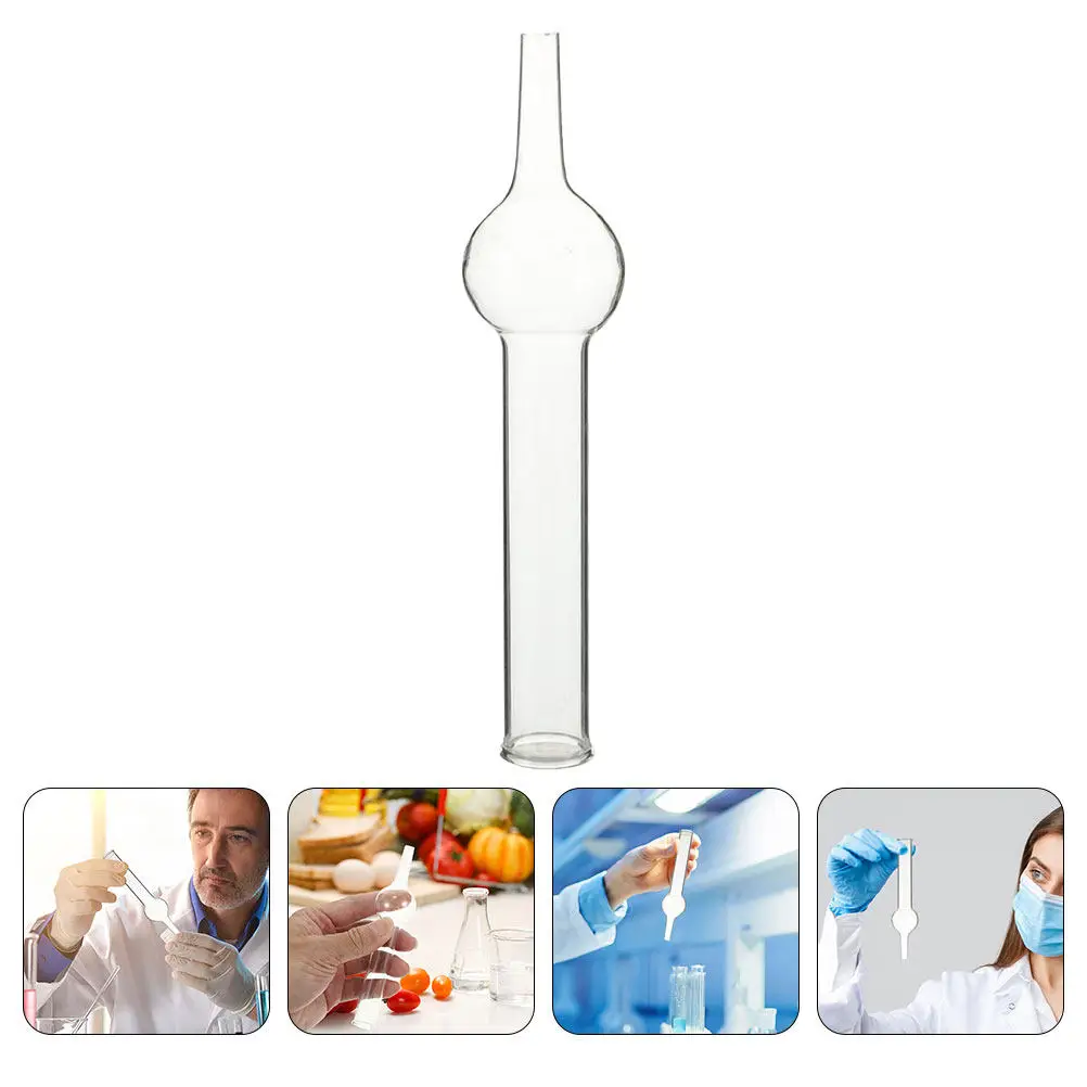 

Lab Grade Single Ball Drying Tube Glass Chemical Experiment Equipment for Schools Moisture Absorption Air Drying Science