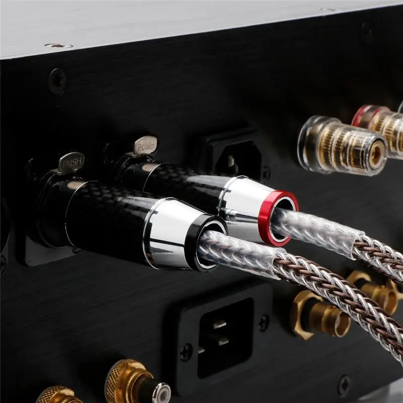 B76B HIFI XLR Balanced Audio Cable, Single Crystal Copper Male to Female Signal Cable, 0.5m