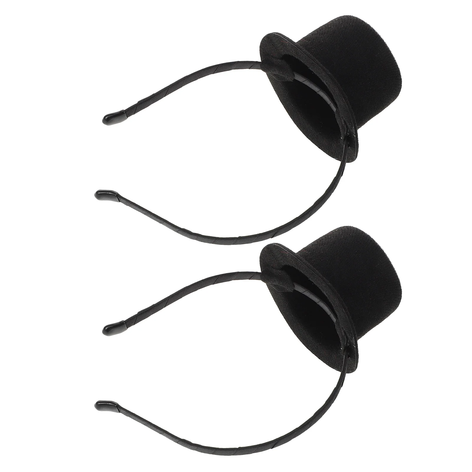 

2Pcs Lady Fascinator Headband Mini Hat Headband for Victorian Costume Hat Wedding Party Accessory Dress Up Themed Event Cosplay