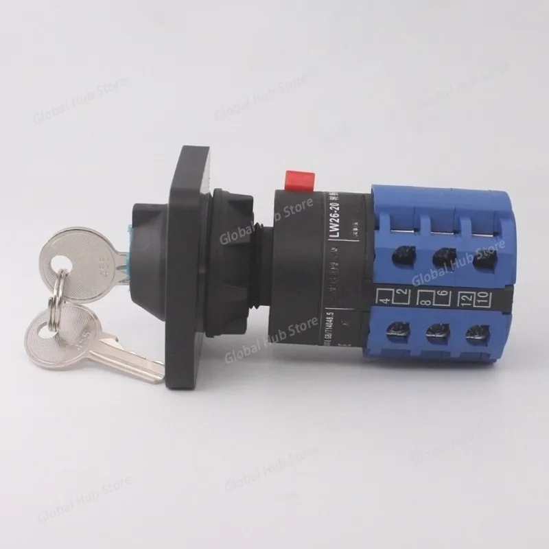 For LW38D-164E3471/3CYJH21-125 Press Stamping Parts Universal Transfer Switch with Lock Key