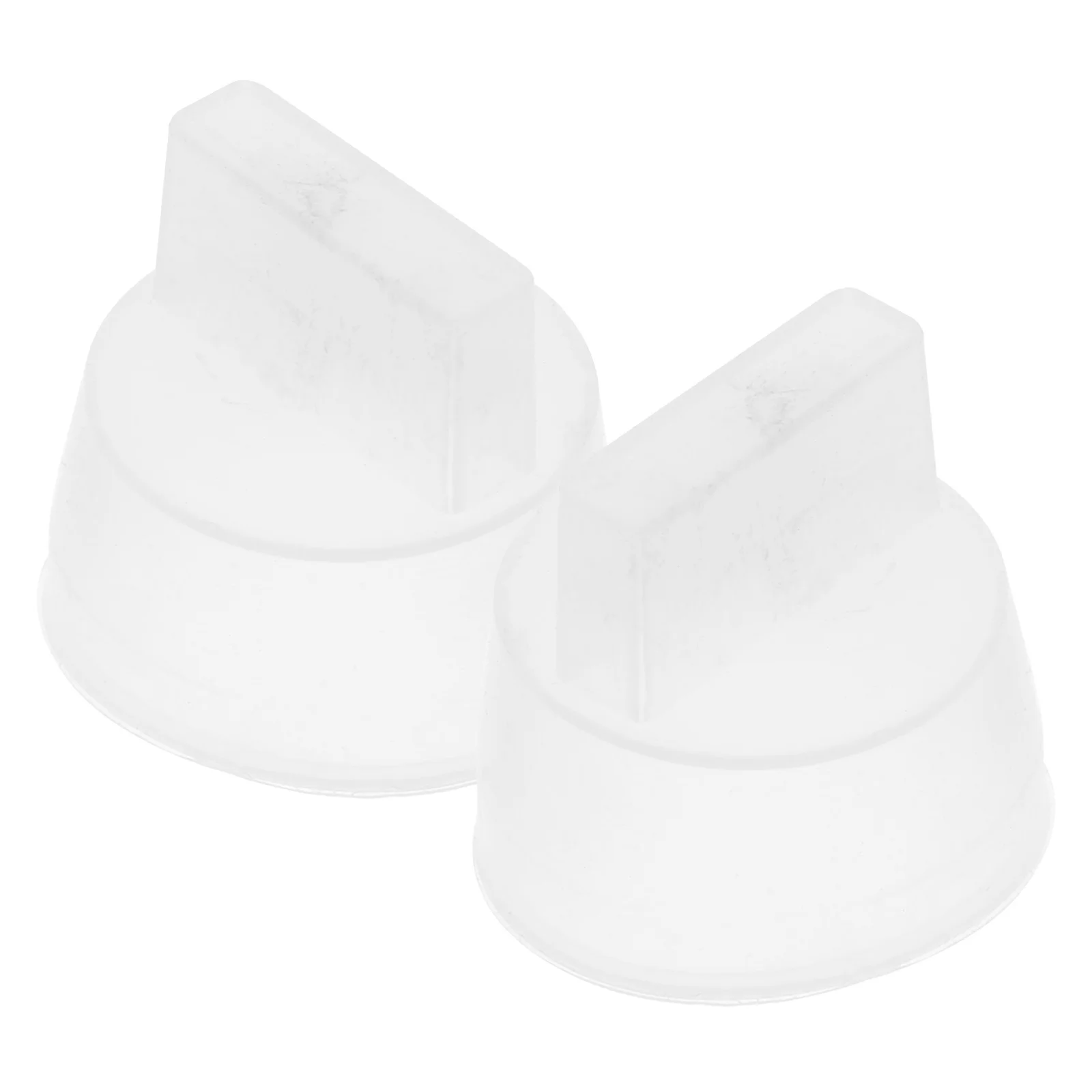 

2Pcs Durable Silicone Knob Caps for Stove Oven Microwave Easy Installation Safety Protection Antidirt Wear Replacement Knobs Cap