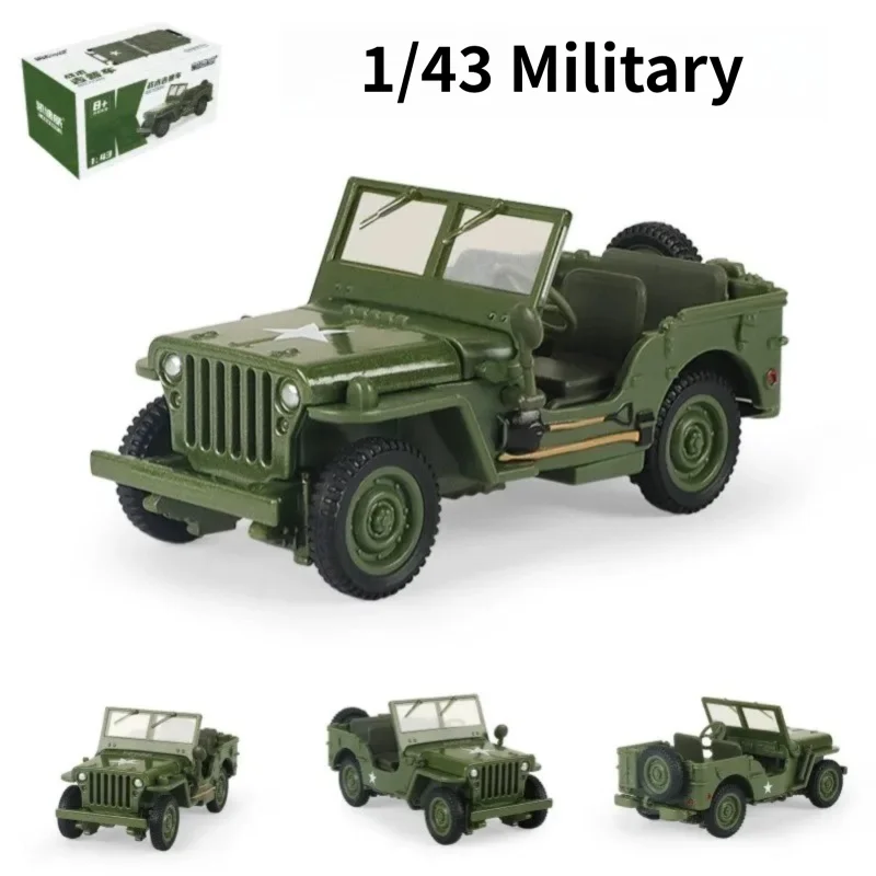 1-43-military-army-vehicle-miniature-model-zinc-alloy-car-body-free-wheels-diecast-off-road-vehicle-for-collection-gift-ornament