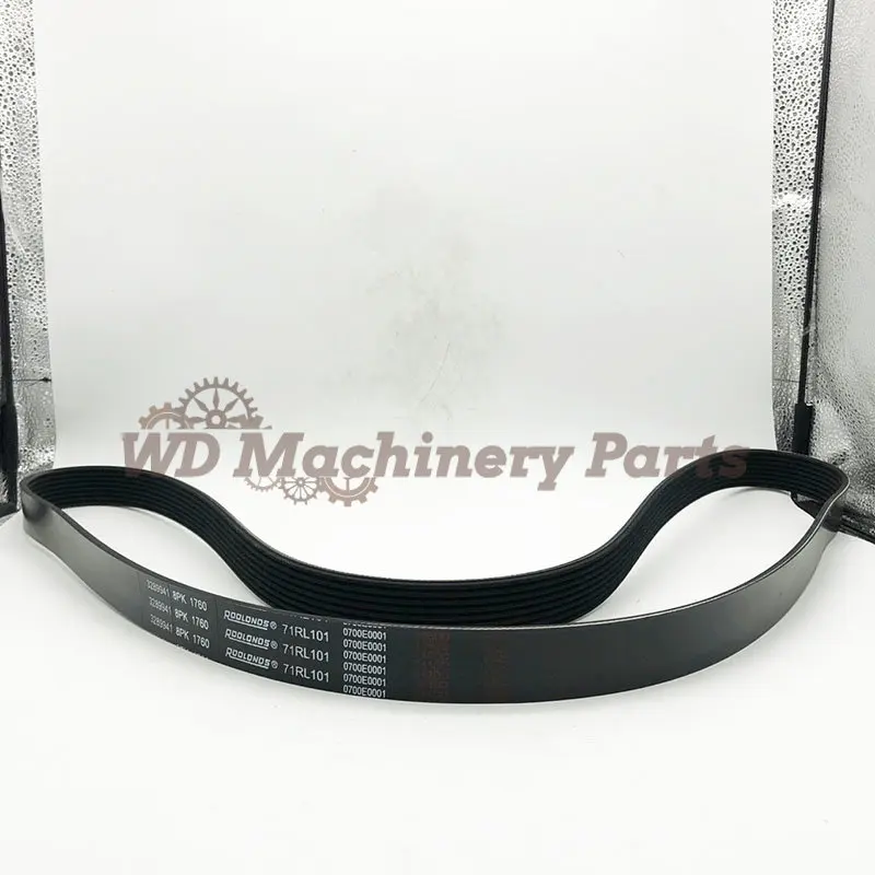 V Ribbed Belt 3289257 3926856 3289941 3955170 8PK1760 Compatible With Cummins Engine 6BT QSB 5.9 QSM11 QSX15 NTA855 KTA19