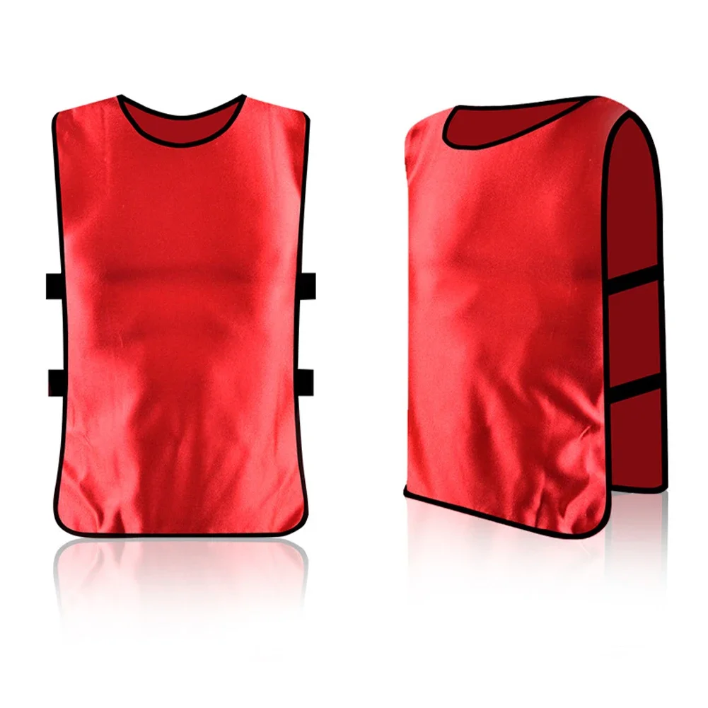 Bavaglini da allenamento sportivi per bambini gilet da basket Cricket calcio calcio Rugby Mesh gilet da allenamento per calcio divisi contro le uniformi