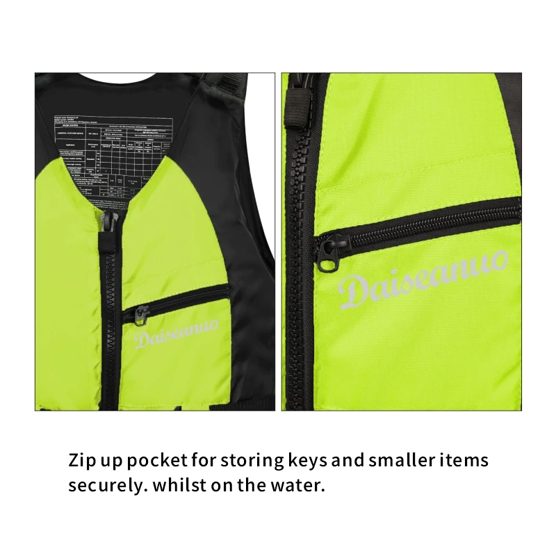 CE Approved PFD Kayaking Life Jacket Soft Buoyancy EPE Foam Life Vest Adult Child for All Paddlers Drifting Water Sports