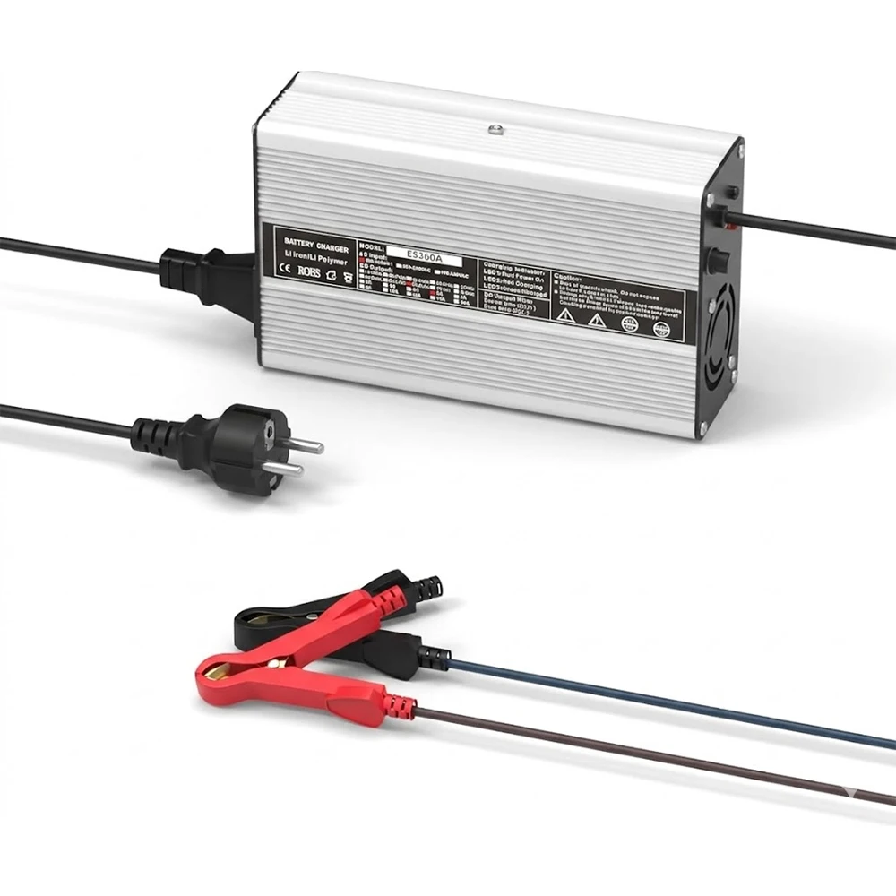 Chargeur intelligent 3,65 V 20 A pour batteries rechargeables au lithium LiFePO4 3,2 V 1S à décharge profonde, cellule de batterie LiFePO4 3,2 V