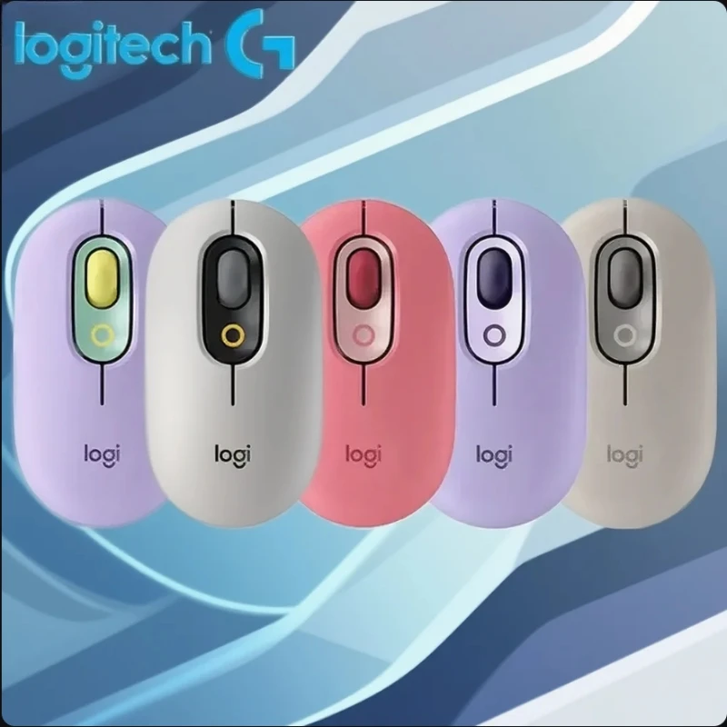 

Logitech Pop Mouse Беспроводная Bluetooth-мышь Офисные домашние мыши Аксессуары для ноутбуков Мышь Игровая машина Мышь 2,4G USB Мультиустройство