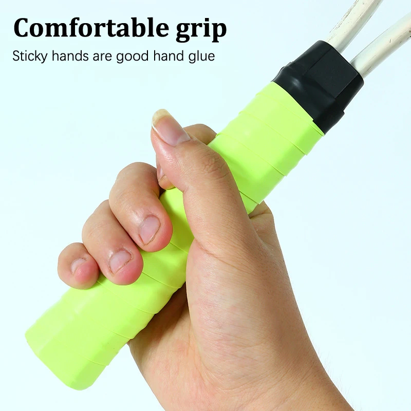 1 Stuk Droog Tennis Racket Grip Anti-Slip Zweet Geabsorbeerd Wraps Kranen Badminton Grepen Racket Trillingen Overgrip Sport Zweetband