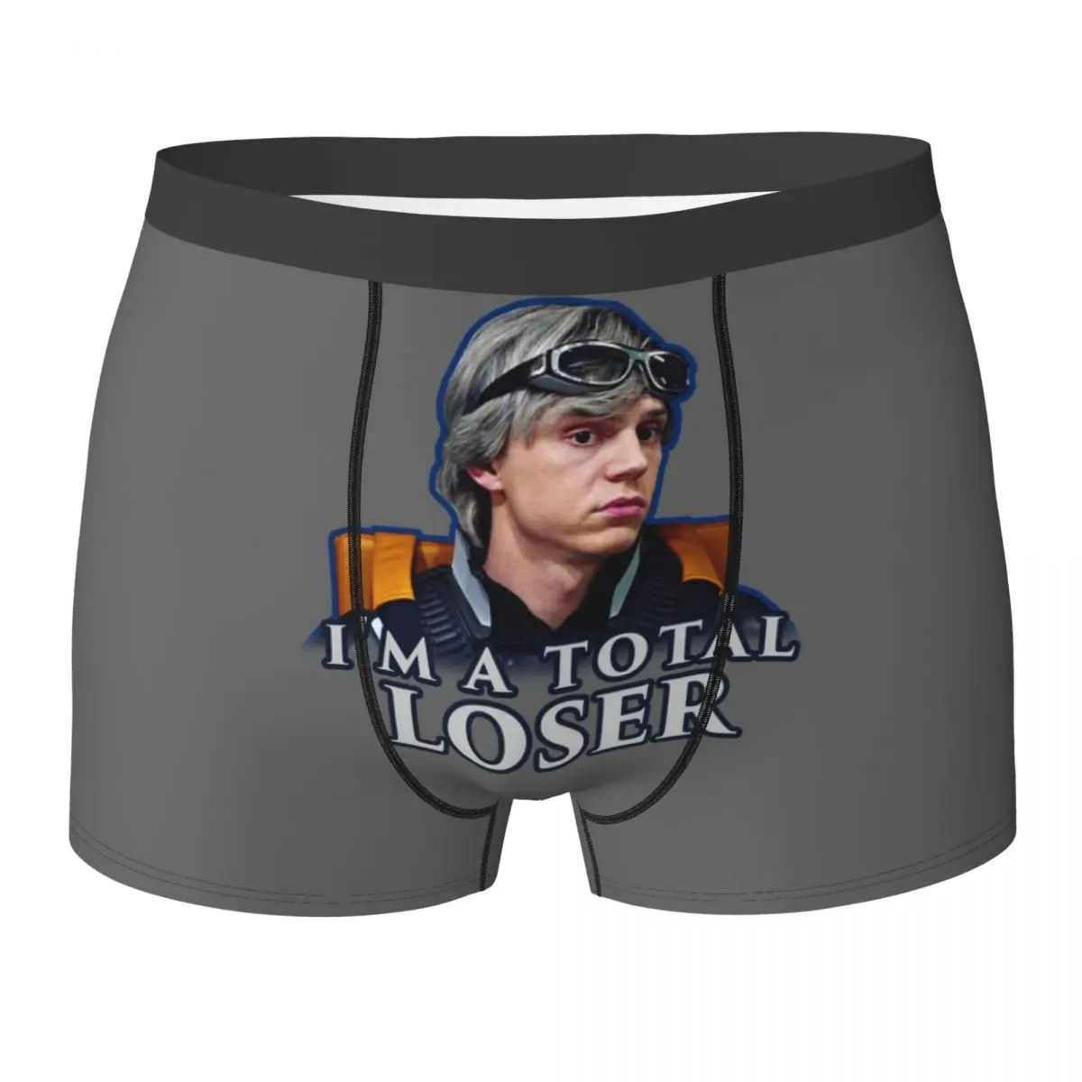 

Boxer Underpants Shorts Evan Peters Collage Panties Men's Ventilate Underwear for Homme Man Boyfriend Gift