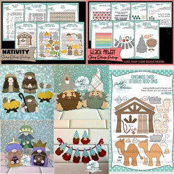 NATIVITY ADD ONS Metal Cutting Dies Stamps Cross Stencil for DIY Making Card Scrapbook Embossed Paper Album Craft Supplies 2026