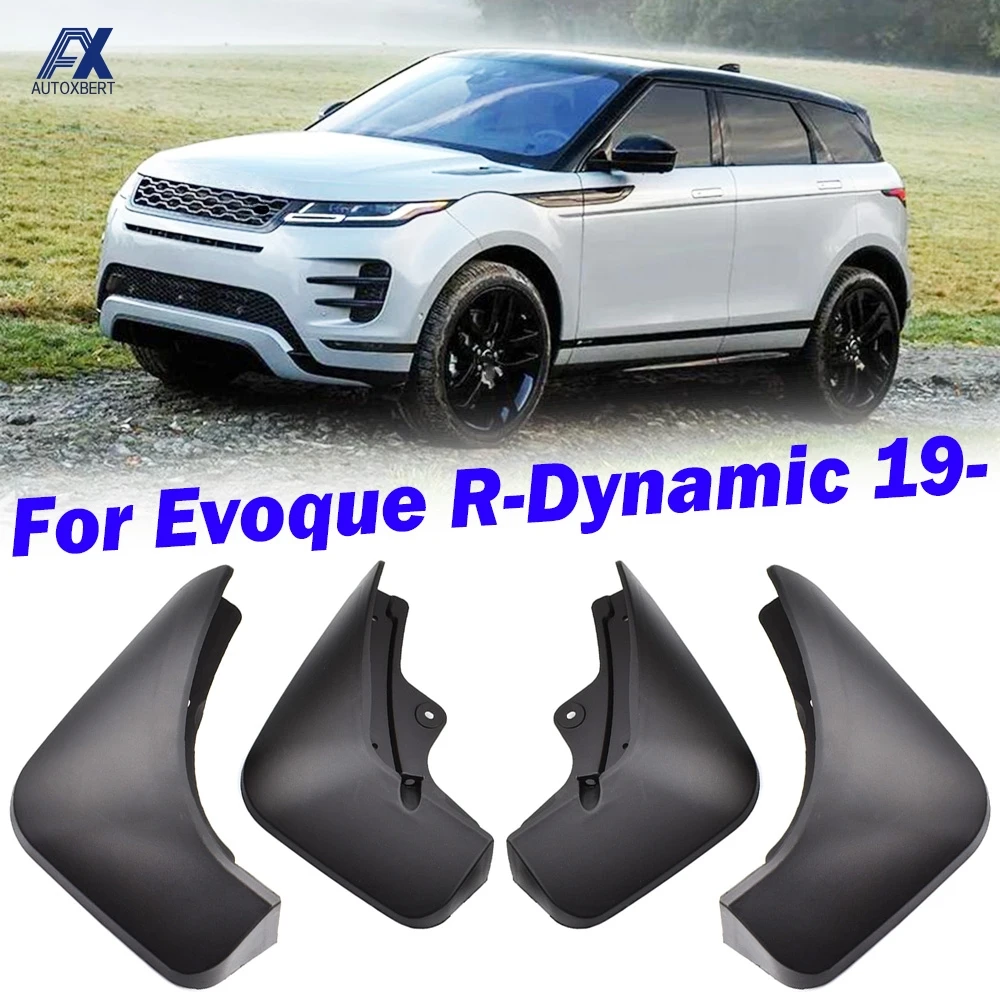 Set For Range Rover Evoque L551 2019 2020 Front Rear Car Mud Flaps Splash Dirty Guards Mudguards Accessories