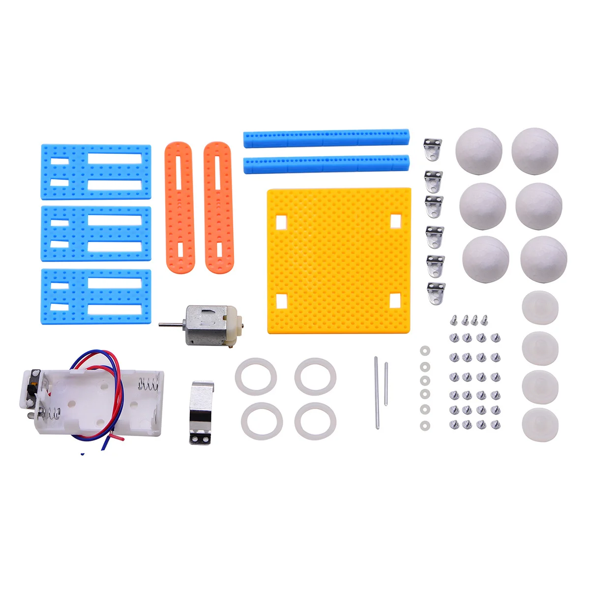 1 Stücke Kinder DIY Automatische Pitching Maschine Wissenschaft Kit Pädagogisches Werkzeug-Frei für Kinder Verschiedene Farben