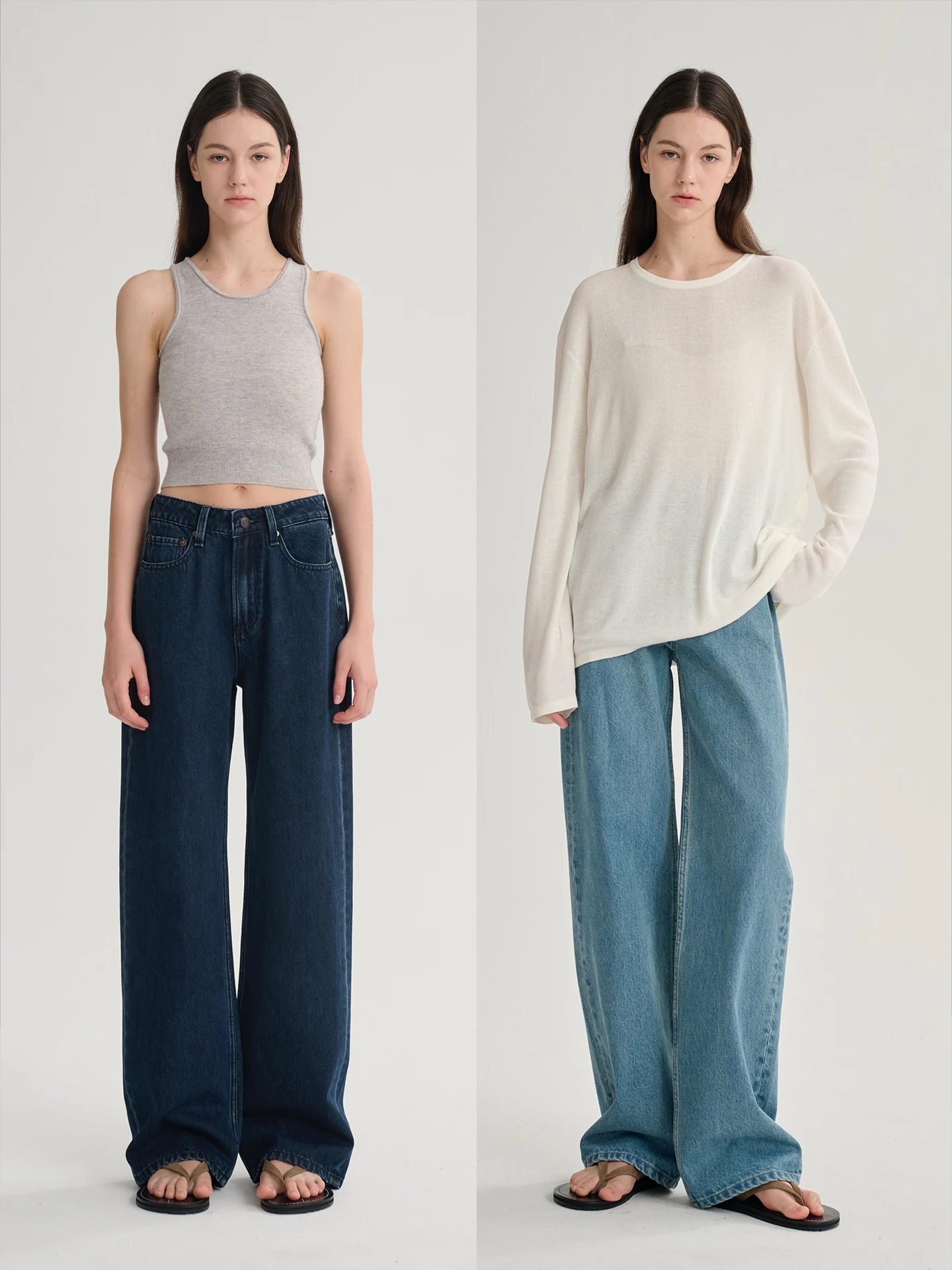 

Классические джинсы прямого кроя слим-фит темно-синего цвета с высокой талией, хлопковые, повседневные, женские, премиум-качества, из денима