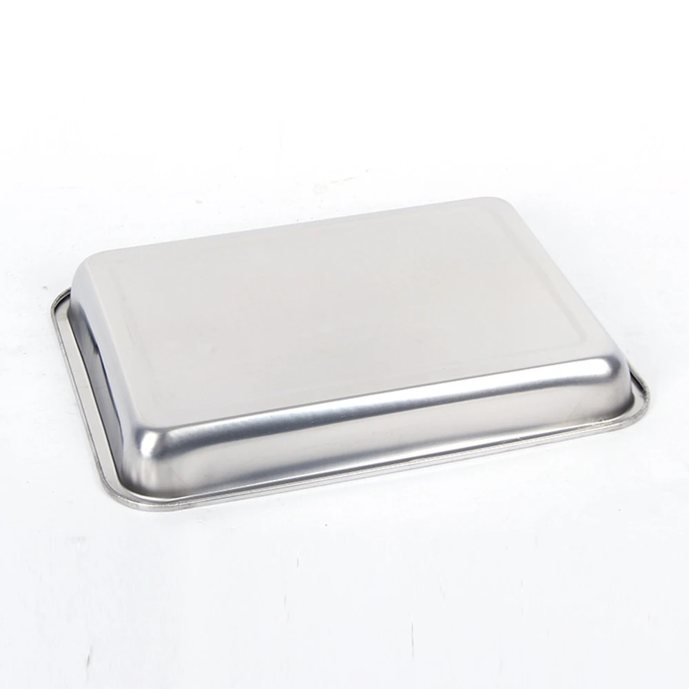 1pcs for Stainless Steel Baking Pan Rectangle For Toaster Oven Kitchen Supplies