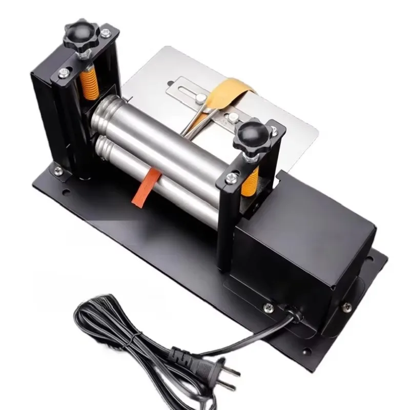 

Multifunctional leather production machine manual folding strap bonding