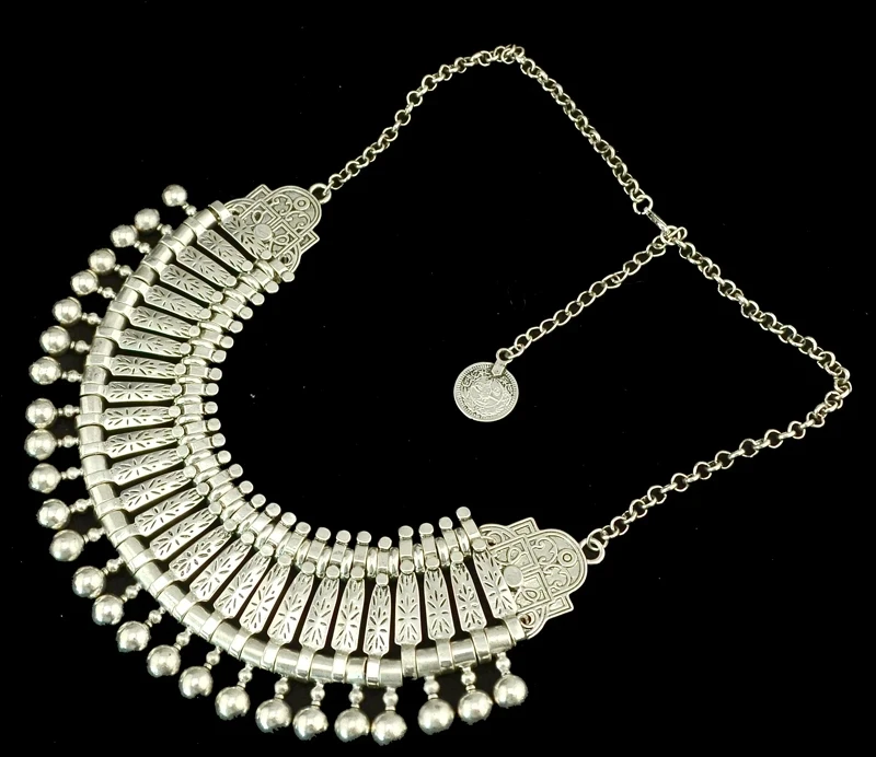 Afghan Bohemian Choker Necklace Earrings Set
