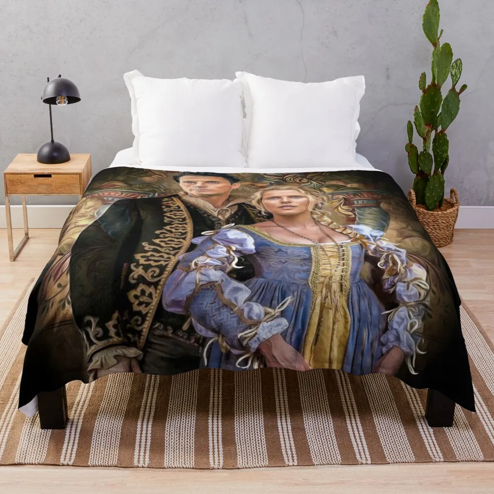 A Discovery of Witches- Vera Adxer Throw Blanket Bed linens Decorative Blankets