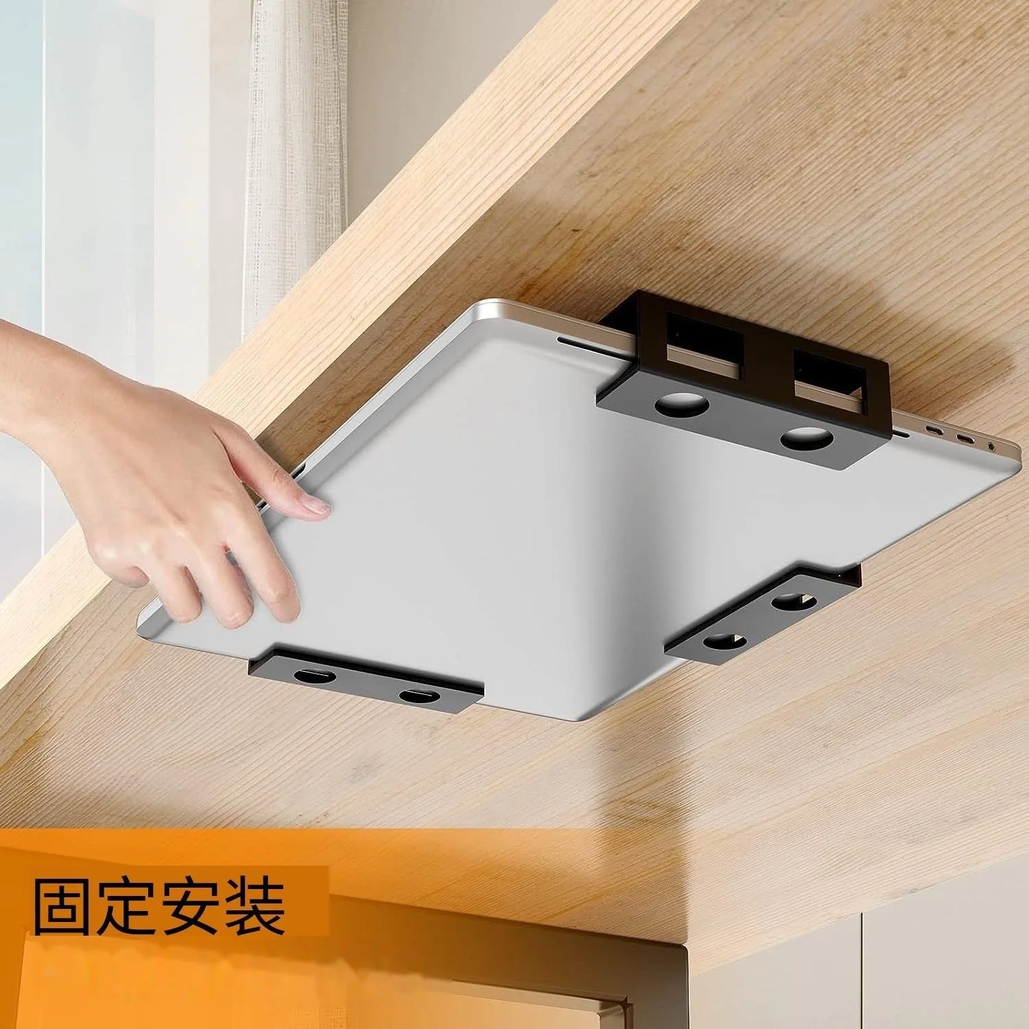Desktop notebook storage stand saves space, creative metal notebook storage stand in stock