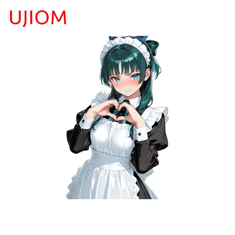 UJIOM Maomao Maid Uniform Wall Sticker Exquisite Tendy Enchanting Sunscreen Adhesive Decal Vinyl Trendy DIY Decor Accessories