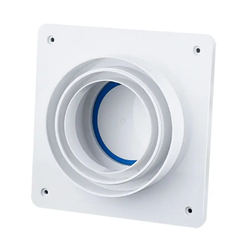 80-100-120MM Pipe Exhaust Fan Check Valve Bathroom Check Valves Rest Room Kitchen Plumbing Exhaust Outlet (Color Random)