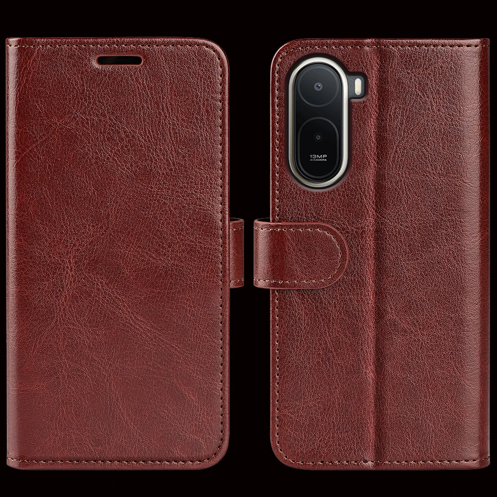 

Flip Leather Cover Case For Xiaomi Redmi A7 Pro 4G Note 15 14 13 Pro Plus 5G 14S 14C 13C A3 Turbo 4 5 Max Redmi 15 A5 Phone Case