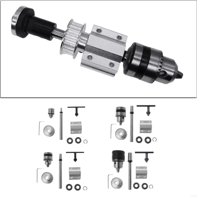 E06A Mini Table No Power Spindles Assembly High Precisions Bearing Housing Cut