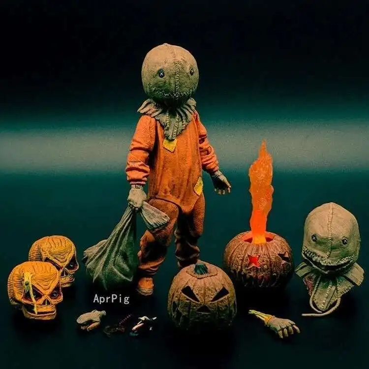 خدعة 'R NECA سام دمية جاك يا فانوس علاج أنيمي دمية عمل نموذج لجسم فيلم الرعب تحصيل لعبة بولي كلوريد الفينيل هدية الهالوين