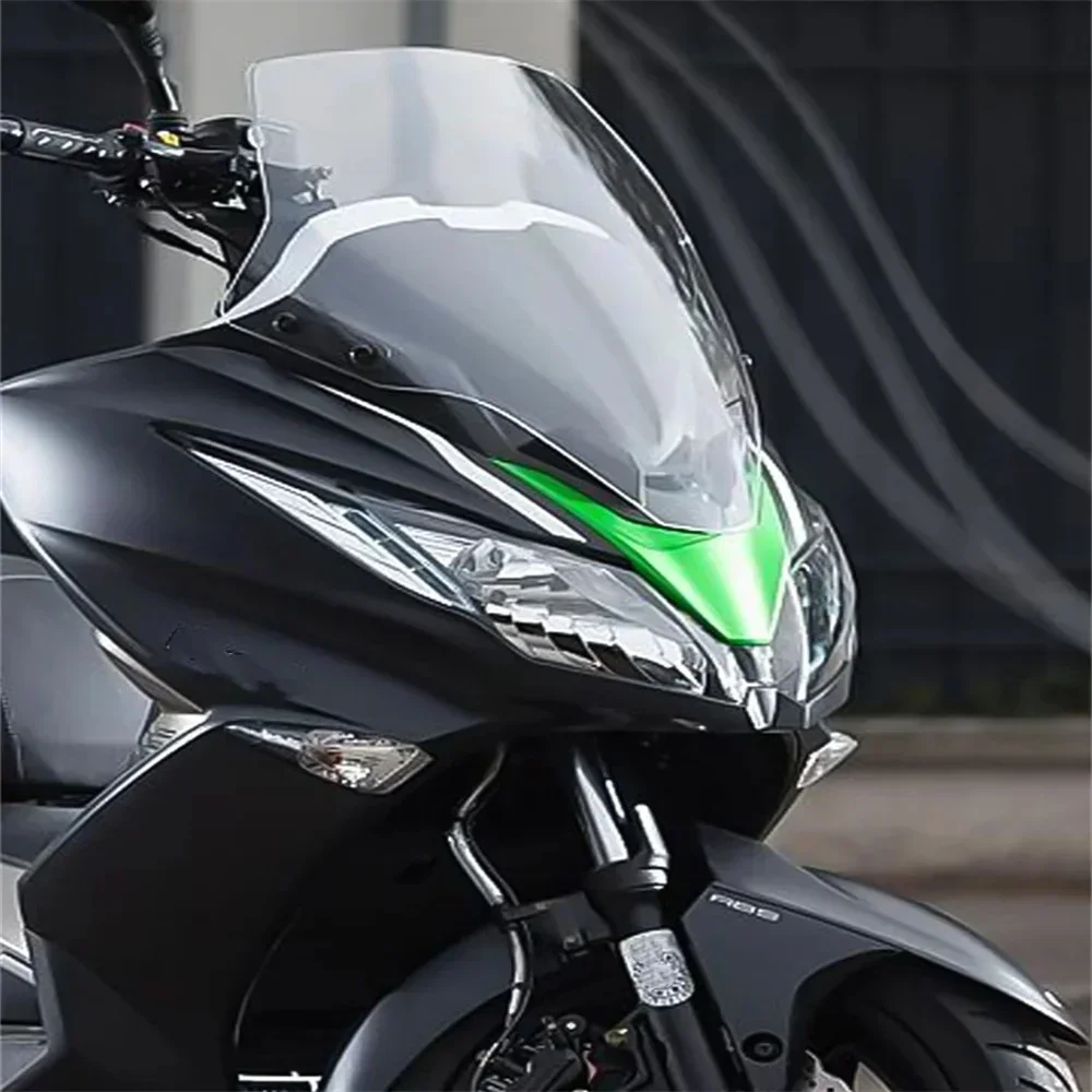 

windshield modification For Kawasaki J300 with increased height and thickness front windshield protector and rain shield