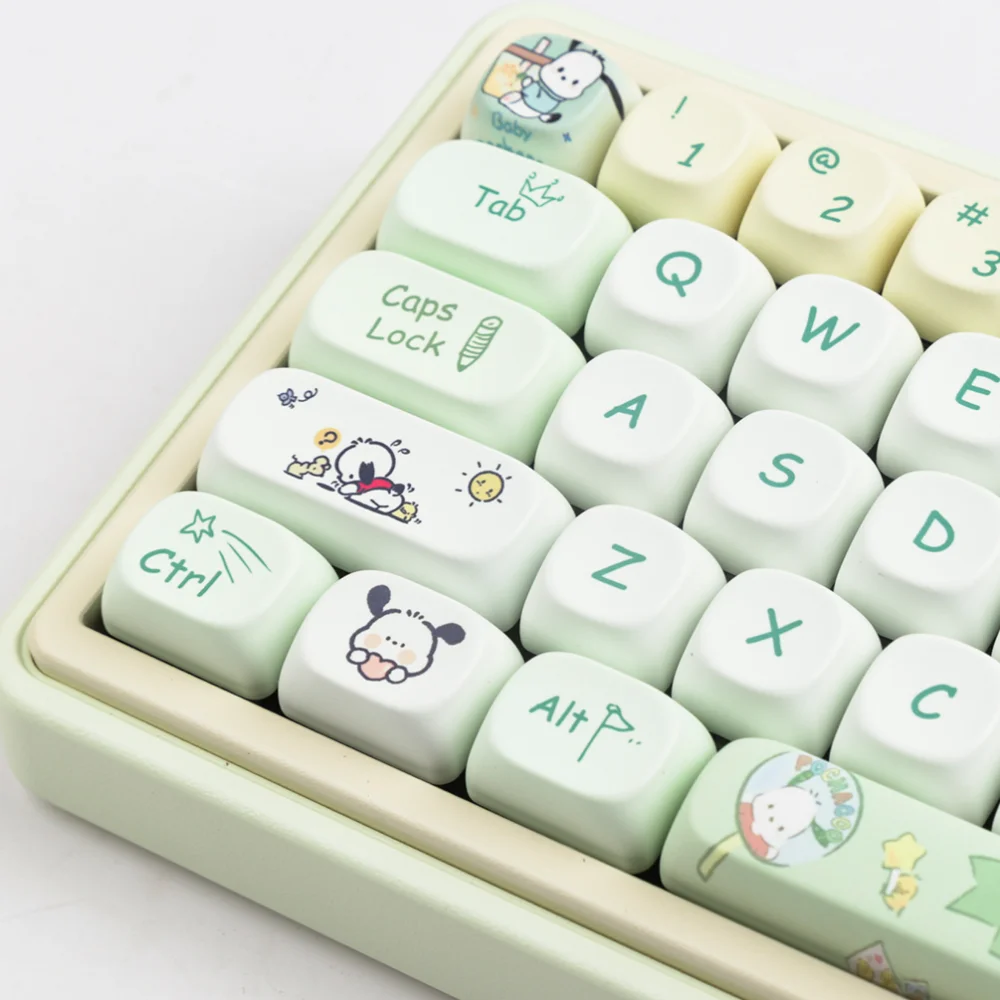 

Cute Dog PBT Keycaps, Mechanical Keyboard, MOA, 144 Keys, 60, 84, 98, 108