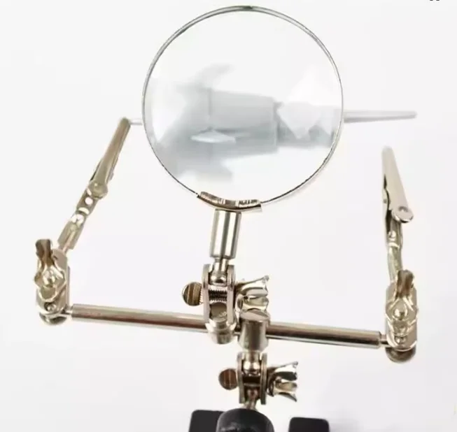 Painting Workbench Model Coloring Workstation Painting Table Clamp w/ Magnifier
