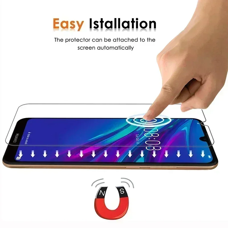 واقي شاشة من الزجاج المقسى لهاتف هيواوي ، P sمارت P ، P سمارت Z Z S ، P30 لايت P20 برو P40 لايت E P50 ، 4