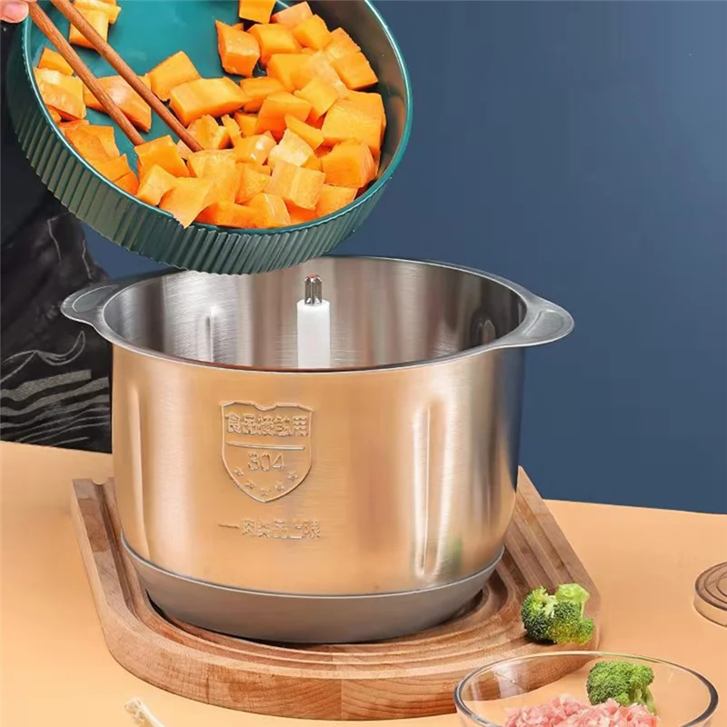 BBNV-5L Мясорубка Многофункциональный кухонный комбайн для овощей и фруктов Кухонная машина с вилкой европейского стандарта