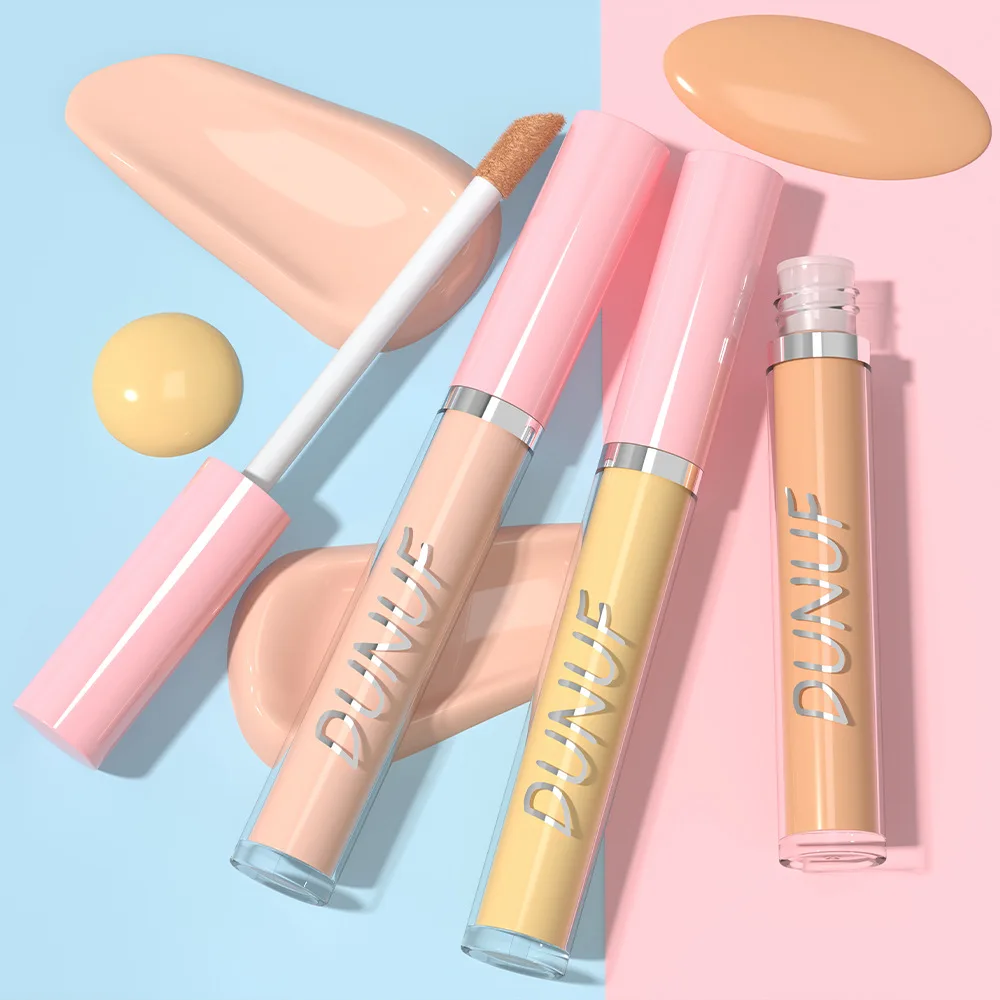 รองพื้นชนิดน้ําคอนซีลเลอร์ 8 สีเพื่อขจัดรอยคล้ํา คอนซีลเลอร์รอบดวงตาพร้อมเอฟเฟกต์กันน้ําติดทนนาน