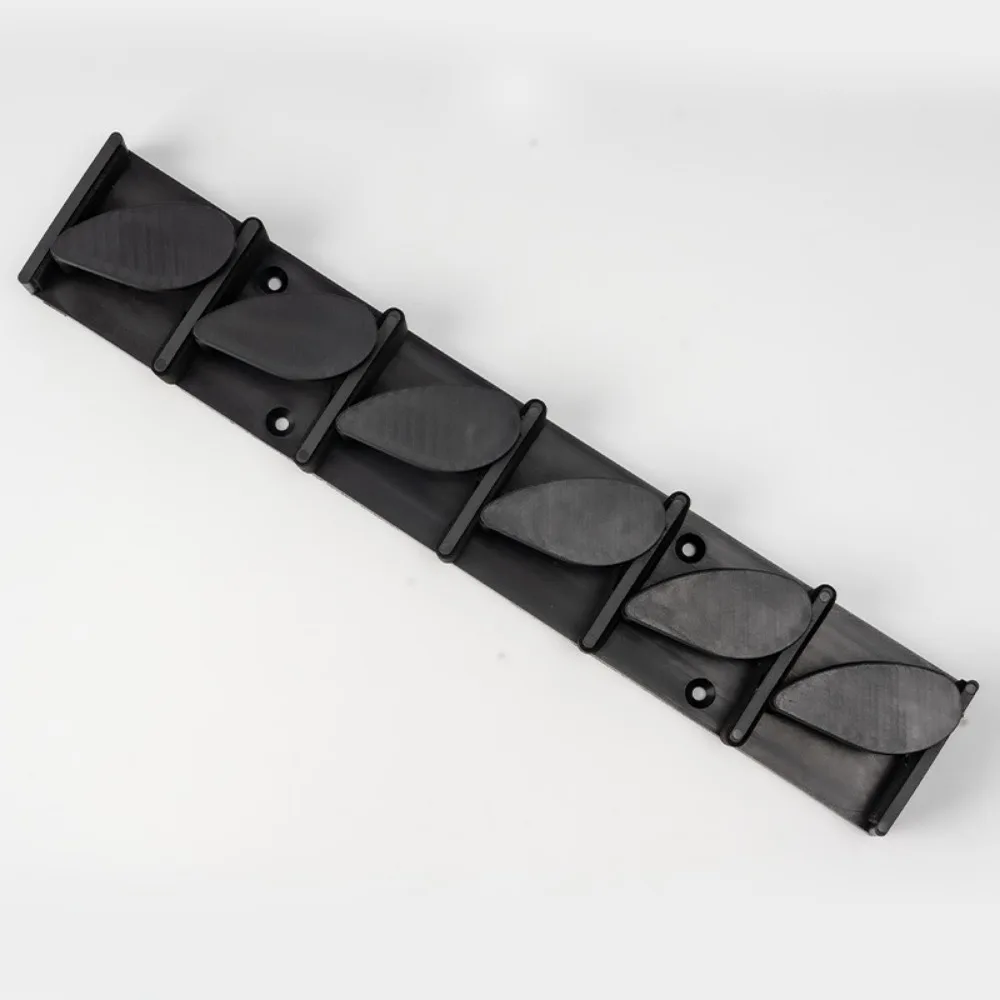 

6 Rod Capacity Wall Mount Fishing Rod Holder Easy Install Adjustable Fishing Rod Storage Rack Wear-resistant Space Saving