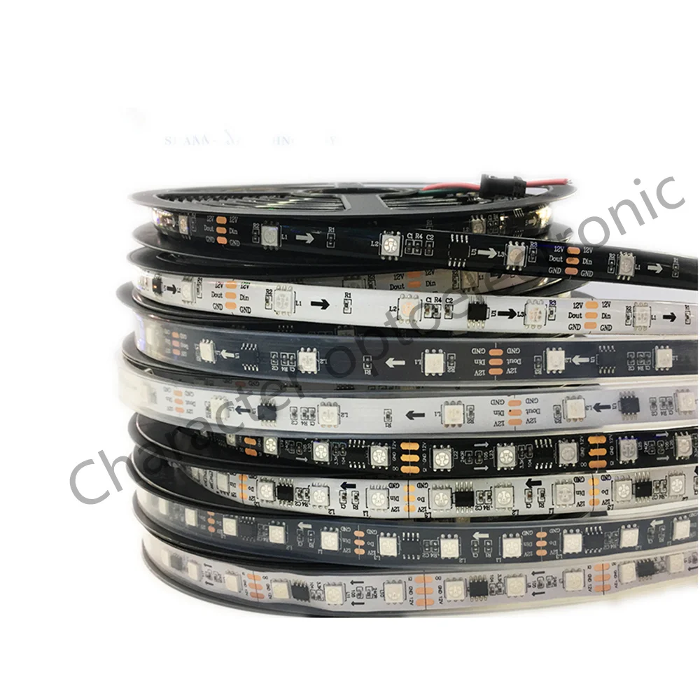 WS2812B 5050 RGB LED 5 M 150 300 Leds 144 30LED/M Individual direccionable 5 V