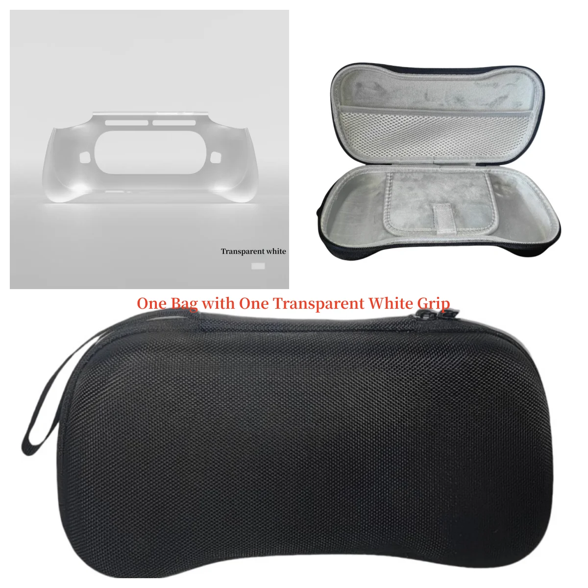 

Большой защитный чехол-кейс для Retroid Pocket 6 (RP6) с ручкой, противоударный, из ТПУ, для хранения и переноски игровой консоли, в комплекте