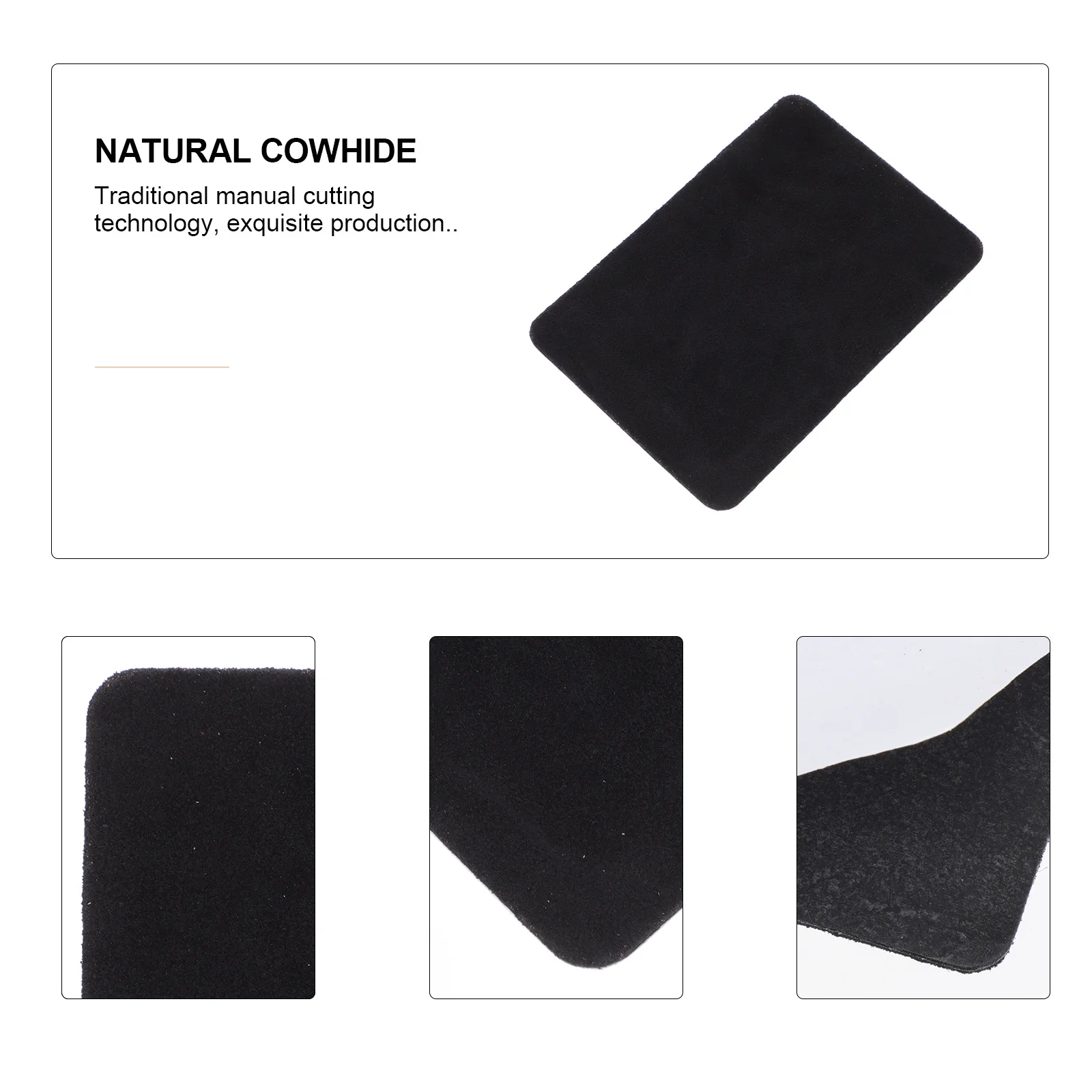 

1Pcs Double-Sided Adhesive Wear-Resistant Cowhide Non-Slip Mat for Musical Instrument Fixing Pad Cattlehide Non-Slip Mat