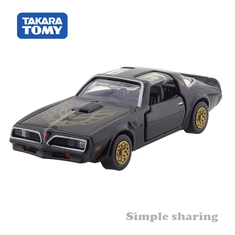 TOMY TOMIA-Voiture jouet en alliage pour enfant, véhicule à moteur, modèle en métal moulé sous pression, pontiac firebird, 1/62