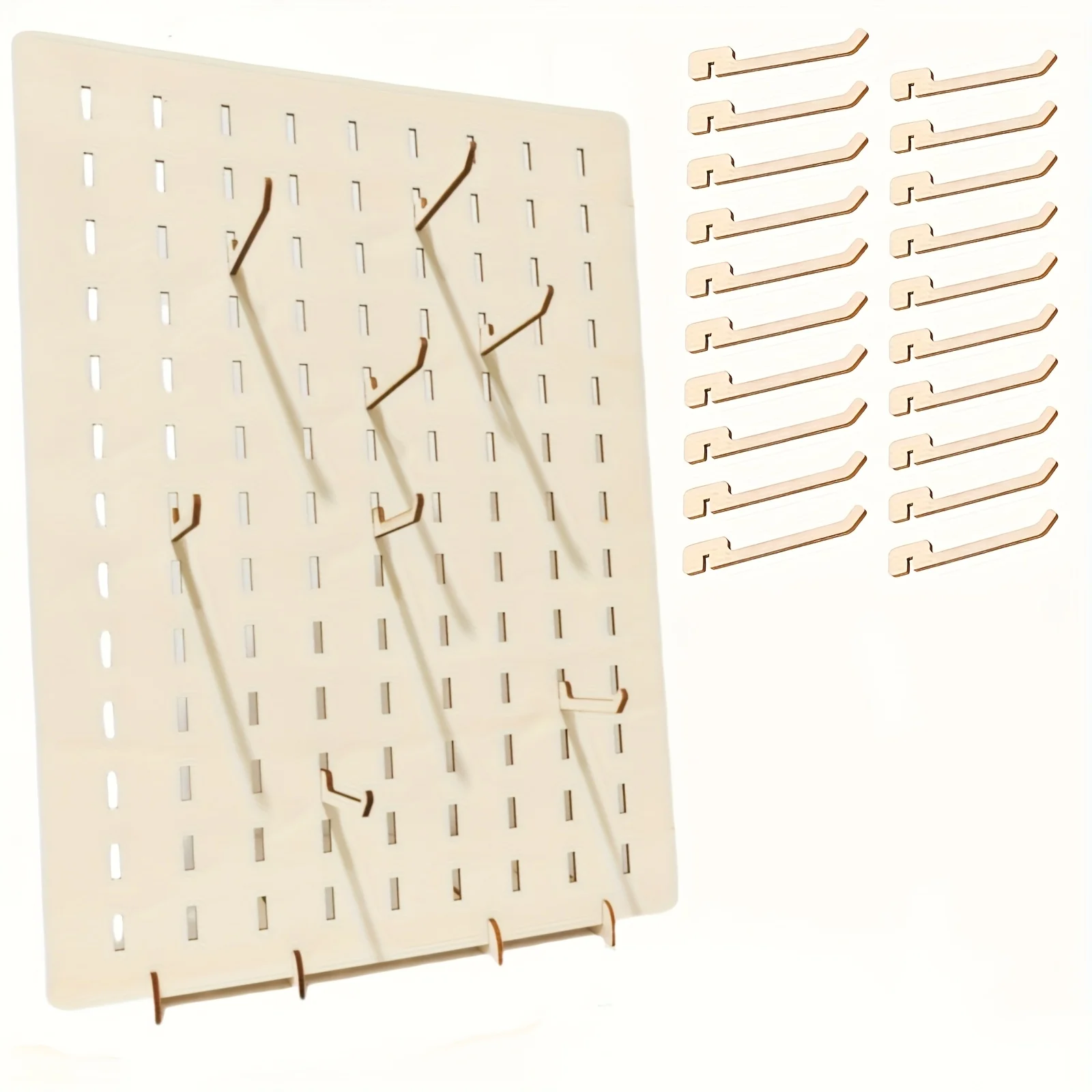 

2 портативных подвесных подставки для досок с 20 совместимыми крючками, подставкой для ожерелья и брелками для продажи ювелирных изделий, инструментами