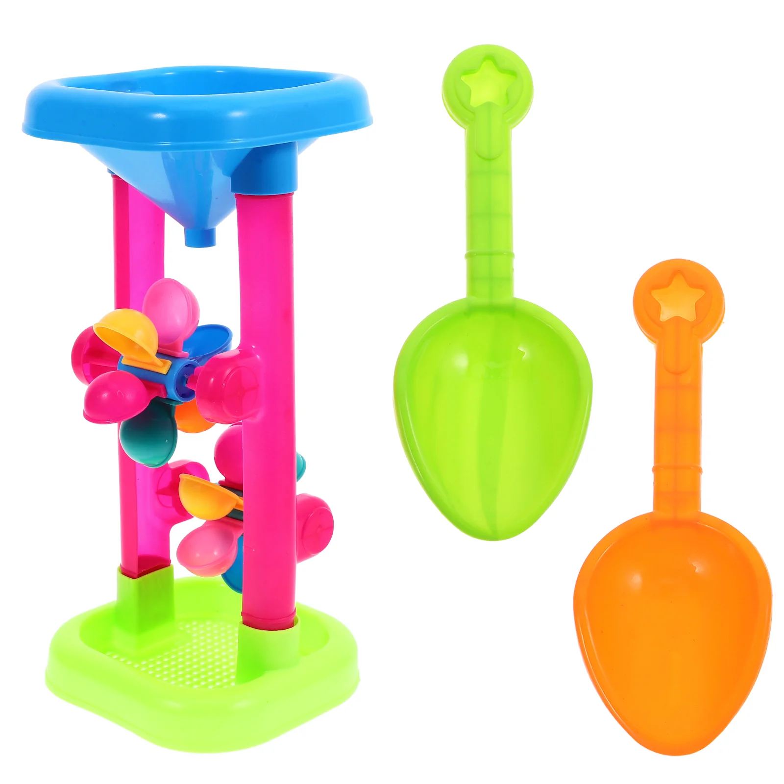 

Hourglass Children Beach Plaything Water Wheel Playset Toy for Kids Sand Table Toys Toddlers