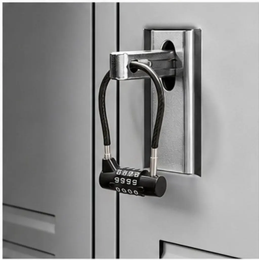 Gym Locker Combination Lock For Lock For Travel Luggage For Students Flexible 4-Digit Resettable Cable Suitcase