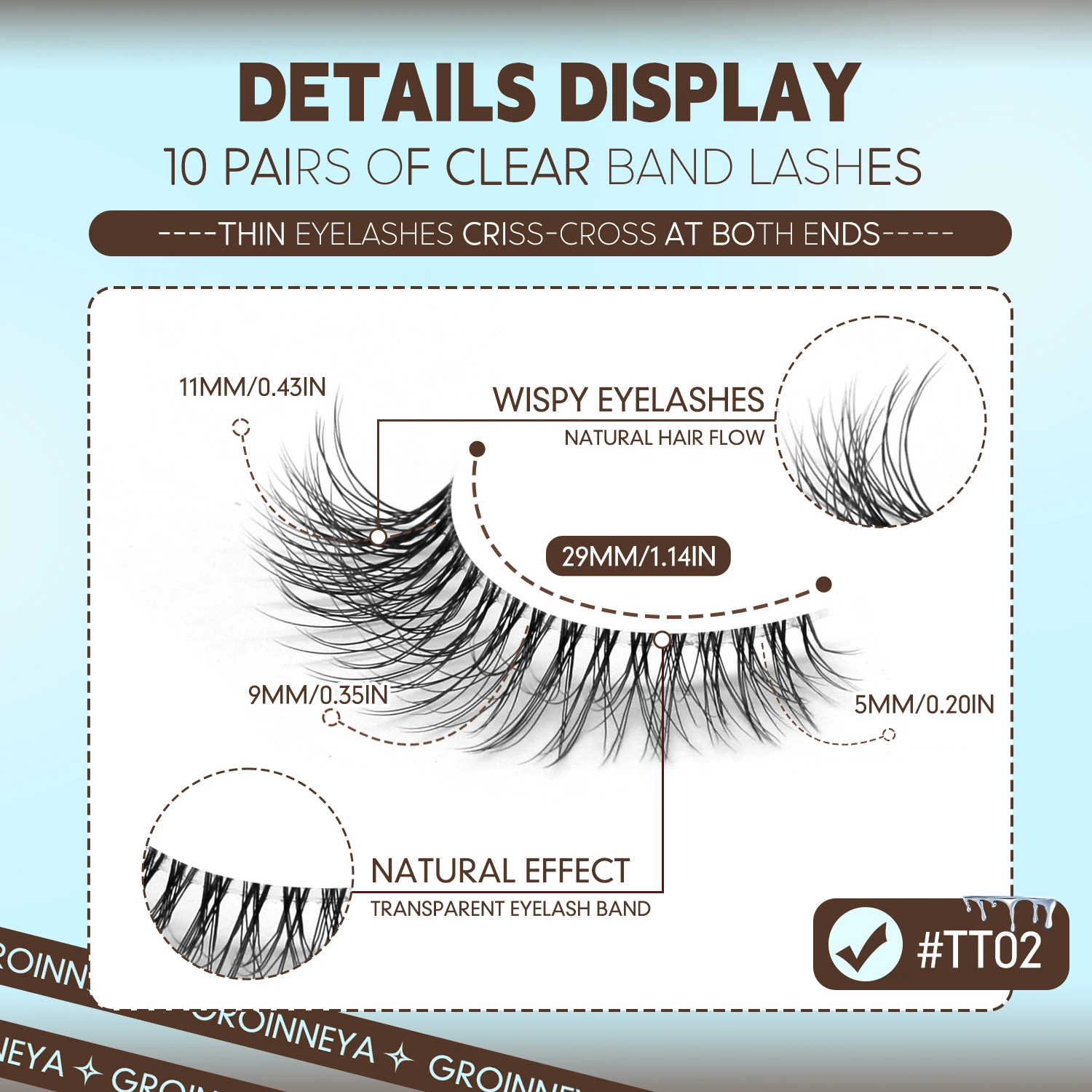 ラスヴィレ ナチュラルラッシュ ショートマンガラッシュ ナチュラルロング ふわふわつけまつげ クリアステム 3Dフェイクミンクラッシュ エクステンションメイク