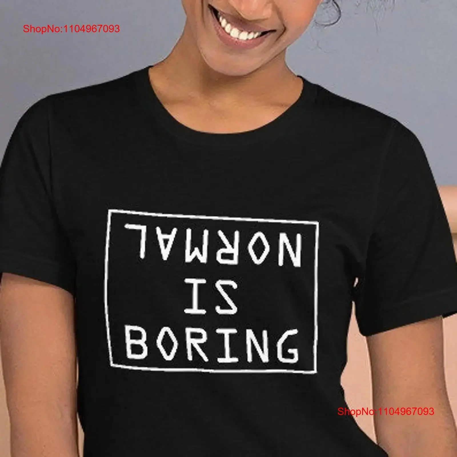 

Normal is Boring T Shirt vintage Washed streetwear Soft Stretched homme Comfortable Unisex designer clothes Versatile Casual