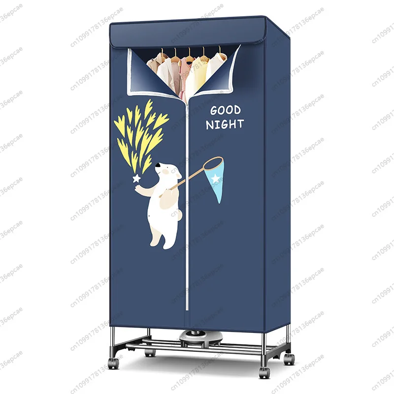 

Portable Electric Clothes Dryer 220V-1000W Clothing Dryer 180mins Timing Laundry Drying Large Capacity Dryer Rack for Home