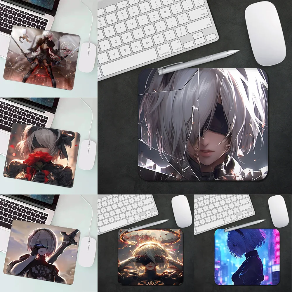 Gaming Mouse Pad XS Small Mousepad For PC Adventure game Nier Automatas Gamer Desktop Decoration Office Mouse Mat Deskmat Rug